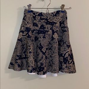 Navy Abercrombie Skirt